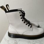 Dr. Martens Dr. Doc Martens Zavala Combat Leather Boots White AW004 Women's 10 | Men's 9 NEW Photo 1