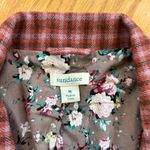 Sundance  Womens The Lisa Blazer Jacket Size Medium Pink Plaid Wool Blend Lined Photo 6