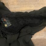 Blooming Jelly  blouse Black Lace Blouse Large NWT Photo 4