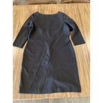 Doncaster  Black Mini Shift Dress 3/4 Sleeve Formal Business Office Classic 14 Photo 4