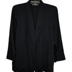 Vintage Casablanca Black Blazer Made In‎ USA Size 8 Photo 0