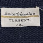 Marisa Christina Sweater Womens Size XL Red White Blue Cardigan American Photo 8