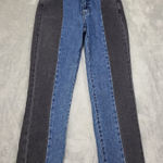 PacSun Size 26 Jeans Ultra High Rise Slim Pannels Blue Gray Button … Photo 0