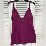 Victoria's Secret Vintage Y2K Plum Lace See Through Baby Doll Top Size S Photo 1