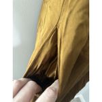 Lacausa  Santi Jumpsuit XS Bourbon Satin Wide Cropped Leg V-Neck Slip Romper EUC Photo 6