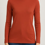 Michael Stars  Mock Neck 3/4 Sleeve Top Women Photo 0