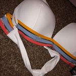 Hula Honey White And Striped Bikini Top Photo 1