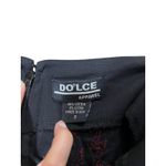 Vintage DOLCE Apparel Black Floral Beaded Embellished Skirt Womens size Small Photo 6