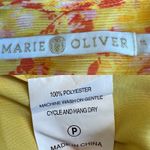 Marie Oliver  Yellow Ditsy Floral Sailor Ruffle Tiered Mini Sun Dress Bold Medium Photo 10