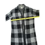 Stüssy Stussy Wool Blend Cardigan Women's Small Open Wrap Collared Gray Black Ombre Photo 3