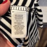 Cable & Gauge  Black & White Striped Midi Dress - Size S Photo 5