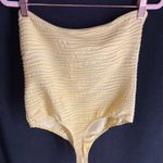 Princess Polly  Strapless Bodysuit Yellow Photo 2
