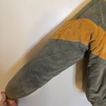 Fashion On Earth  Size Medium M Puffer Coat Green Yellow Mustard Cropped Photo 2