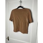 Pendleton Vintage Women's Brown Silk Blend Knit Short Sleeve Top Size Large Photo 3