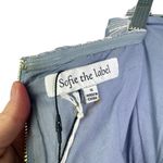 NWT Sofie The Label Blue THE RUMI STRAPLESS TIERED DRESS Floral Embroidered Sm S Photo 8