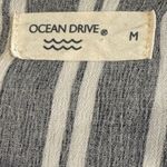 Ocean Drive  Crop Top Med Peasant‎ Blue White Crochet  Boho  Cottagecore Romantic Photo 5