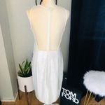 AMSALE Clear Sequin Sleeveless Sheath Dress,‎ White, Wedding/Party, Size 10 NWT White Photo 14