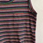 Madewell Tank Striped Sleeveless Scoop Neck Tank Top Multicolored Sz XXS EUC Photo 2