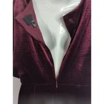 Anthropologie Greylin  Luna Velvet Wide Leg Jumpsuit  Red Holiday Women's Small‎ Photo 8