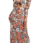 For Love & Lemons Polly Maxi Cut Out Front Tie Dress Size XS Photo 0