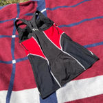 Tyr. tank top with a back pocket 
Women’s size small S
Color: red black Photo 1