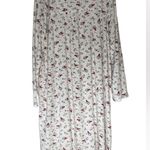 Aria  Nightgown 3X White Red Cardinals Extremely Soft Long Sleeve Grannycore Photo 2