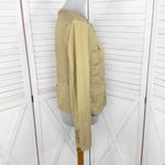 J.Crew Chino Braided Trim Twill Utility Blazer Jacket Tan 4 Photo 3