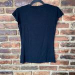 Tahari  Black Short Sleeve Crew Neck Jersey Knit T-Shirt Women's Size XS Photo 6
