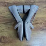 Isaac Mizrahi Live Heel Mary Jane Size 8 Block Heels Rose Gold Glitter Shoes NEW Photo 8