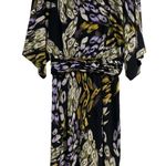 Taylor abstract‎ dress watercolor size 6 hidden back zipper Photo 5