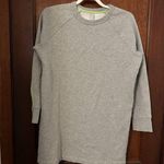 Athleta Round Trip Sweatshirt Dress Grey Heather, Size M Photo 0