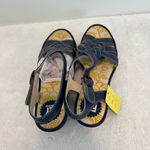 Fly London  Leather Braided front Wedge Sandals Lipstick size 38 Photo 3