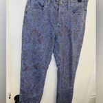 Pilcro Anthropologie  Size 31 The Slim Boyfriend Jeans Vintage Floral Print Boho Photo 4