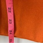 American Retro Orange Felt Wide Leg Crop Trousers Size 36 Photo 7