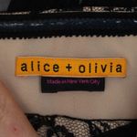 Alice + Olivia  Womens Silk One Shoulder Sequin‎ Lace Mini Dress Black HOCO Fairy Photo 11