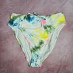 Old Navy  White Multicolor Bikini Bottom Swimwear Size Large NWT Photo 0