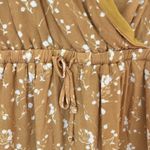 Anthropologie  Dolan Mustard Floral Long Sleeve Dress size XS Photo 2