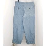 Urban Daizy  Railroad Stripe Pull On Denim Pants Jeans Large Pockets Size L‎ Photo 3