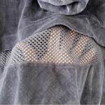 Electric & Rose Blue Velour Zip Pullover Sweatshirt Size Small S NWT Photo 4