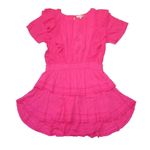 Love Shack Fancy NWT Natasha Mini in Watermelon Ice Pink Ruffle Cotton Dress L Photo 2