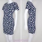 Old Navy Old Navy deep blue white daisy short sleeves mini dress, women's size M Photo 0