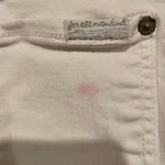 7 For All Mankind White Cropped Jeans Photo 4