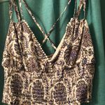 American Eagle Outfitters Floral Crop Top Size L Photo 0