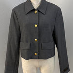 Aritzia  Babaton Heather Dark Grey Frances Jacket - Size L Photo 2