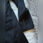 EXPRESS black satin blazer Photo 6