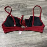 Victoria's Secret Victoria’s Secret Maroon Red Swim Top; 34B Photo 7