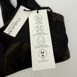 Calvin Klein Bikini Top SZ Medium NWT Sporty Logo Black Athleisure Swim Athletic Photo 4