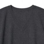 Uniqlo Washable Milano Sweater | V-Neck Dark Gray NWT Large Photo 2