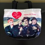 I Love Lucy Shoulder Bag and Makeup Case Black Photo 1