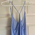 Gap NWT Body true sleep XXS striped white blue midi dress Photo 5